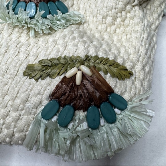 Lucky Brand Raffia Flower Crossbody Bag In Natural - Picture 10 of 16